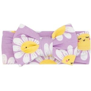 Little Sleepies Flower Power Luxe Bow Headband